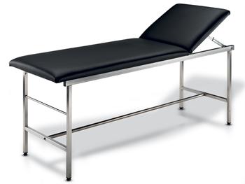 Stal nierdzewna leanka do bada - czarna/STAINLESS STEEL EXAMINATION COUCH - black